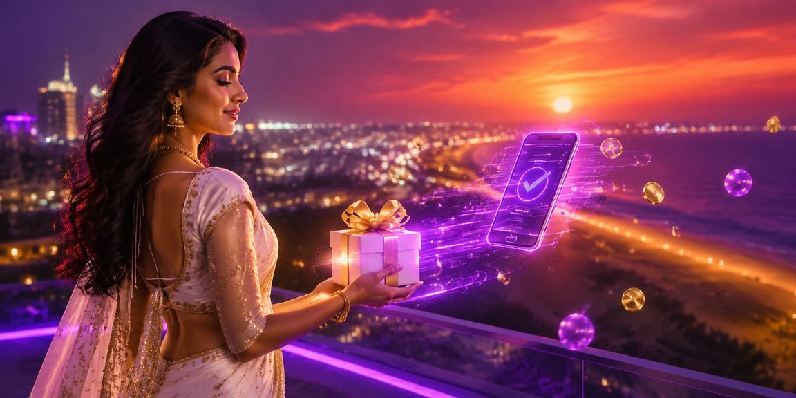Mobile user placing bets on 6057 platform